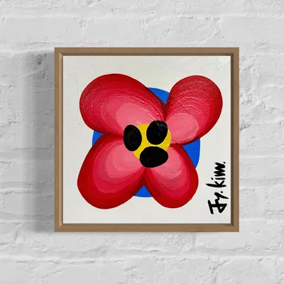 Okovoco 김정연, A Red Flower on Lake, 2024