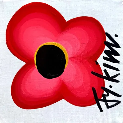 Okovoco 김정연, A Red Flower N005, 2025