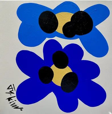 Okovoco 김정연, Blue Flowers-N001, 2025