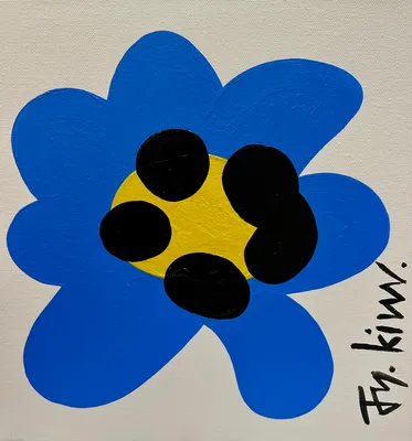 Okovoco 김정연, Blue Flower-N001, 2025