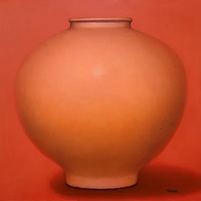 권삼동, 오렌지 달항아리, 2020