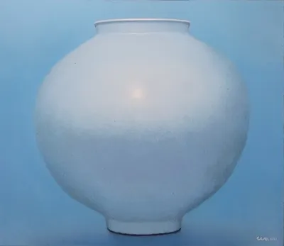 권삼동, 푸른 달항아리, 2021