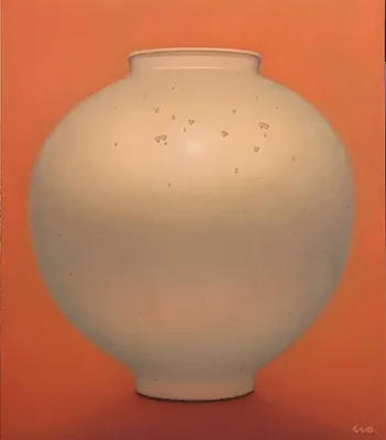권삼동, 오렌지 달항아리, 2022