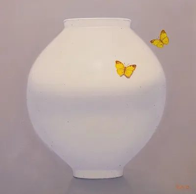 권삼동, 달항아리 나비의 꿈 (#2026새해선물기획전), 2025