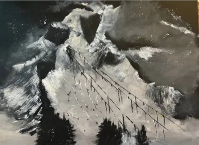 PLAYING SKI