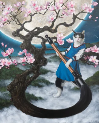 이노강, 화가묘화매화도 畫家貓畫梅花圖, 2024