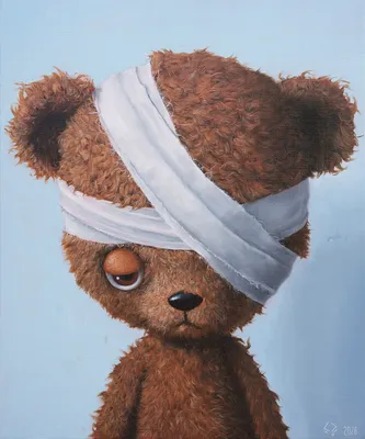 이노강, 증명그림: 곰 (붕대), 2026