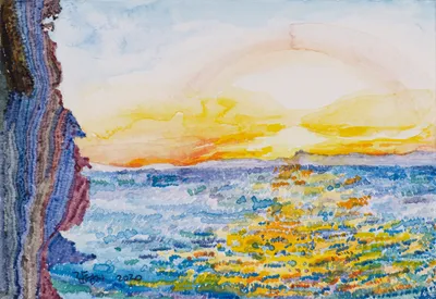 울릉도 촛대바위 일출 (Candle Rock at Sunrise, Ulleungdo)