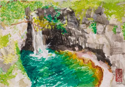 강원도 철원 한탄강 재인폭포 (Jaein Falls, Hantangang River)