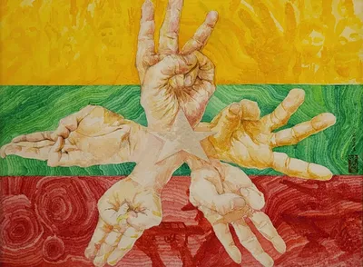 미얀마 저항의 국기 (Flag of Resistance [Myanmar])