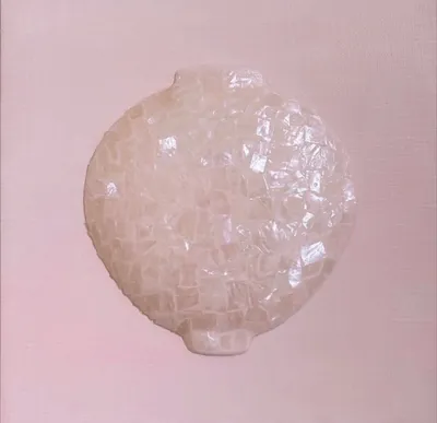 최소희, 베이비핑크 모자이크 달항아리, 2025