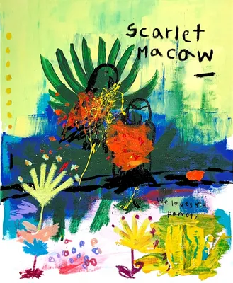 원희수, Scarlet Macaw (We loves you parrots!), 2022